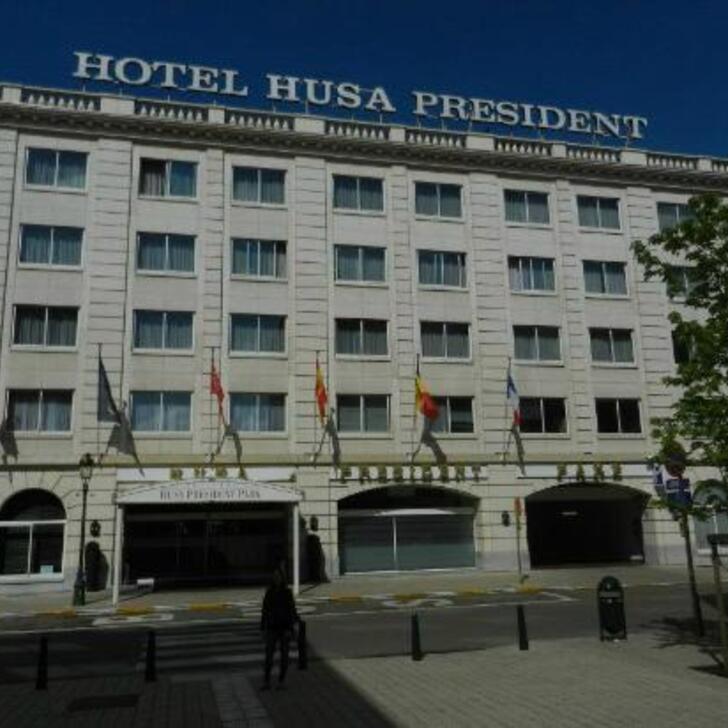 Husa President Park Hotel Car Park Covered In Bruxelles