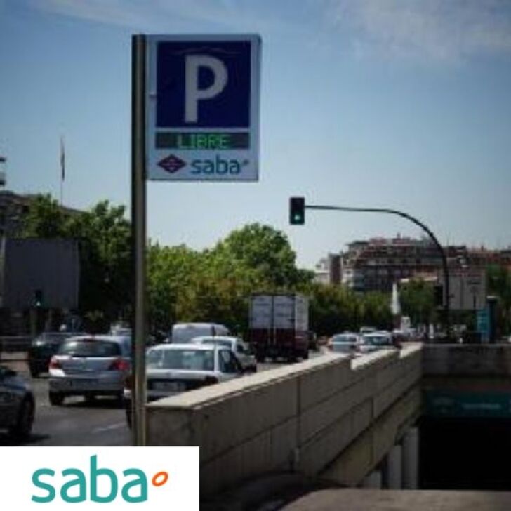 Parking Public SABA METRO NUEVOS MINISTERIOS Tarif weekend (Couvert) Madrid